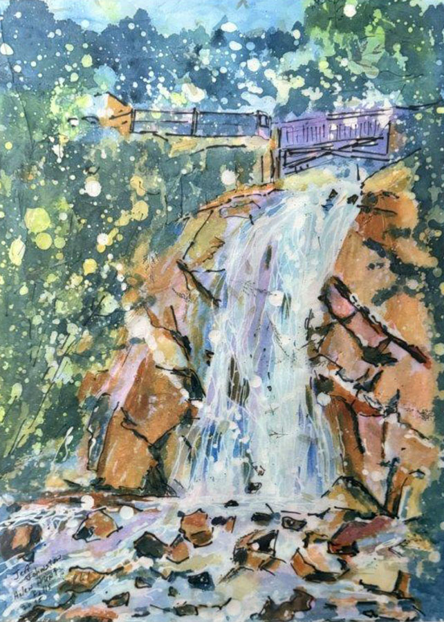 Jeff Johnston Helen Hunt Falls Batik
