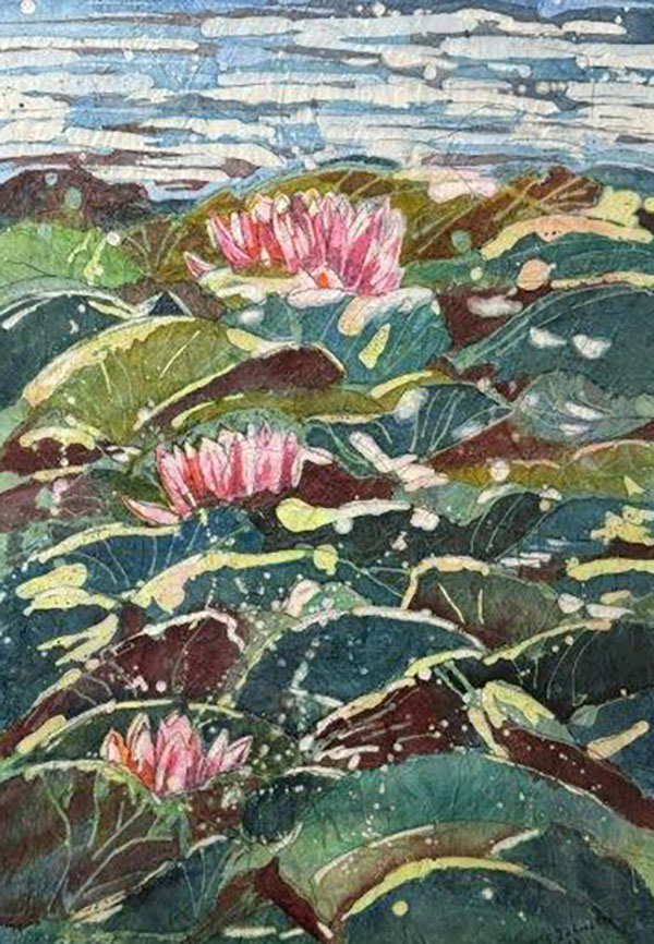 Jeff Johnston Water Lilies Batik