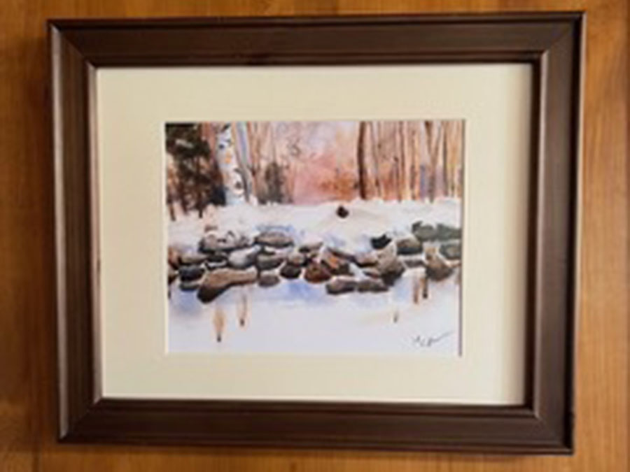 Winter Solitude WC by Melissa Bruce